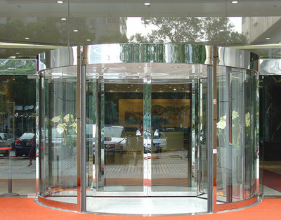 两翼旋转门 精致美观，造型独特，尽在金牛区登云门业